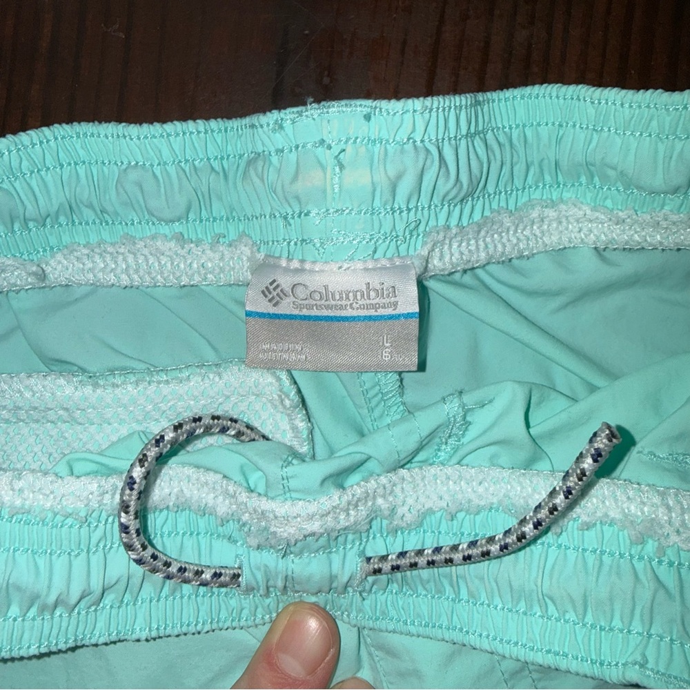 Columbia Seafoam Green 6" Inseam PFG Shorts - Picture 5 of 7